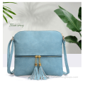 Female Simple Designer Pu Softback Vegan Leather Envelope Bag Messenger Shoulder Handbag for women Small Square 2020